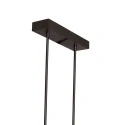 Steinhauer Luminaria colgante ZELENA / 122CM Arriba-Abajo, CCT Switch, ajustable, con regulador táctil IP20, negro mate regulable