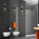 Steinhauer Steinhauer Outdoor wall luminaire LOGAN, 2 flames, GU10, oval, black