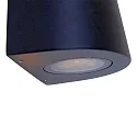 Steinhauer Steinhauer Outdoor wall luminaire LOGAN, 2 flames, GU10, oval, black