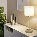 Mexlite Table lamp NOOR, 1 flame, steel