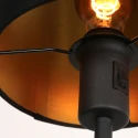 Mexlite Table lamp NOOR, 1 flame, steel