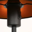 Mexlite Table lamp NOOR, 1 flame, steel