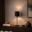 Mexlite Table lamp NOOR, 1 flame, steel