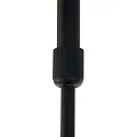 Mexlite Luminaria colgante BUCKLEY de 4 llamas, ajustable E27 IP20, negro mate regulable