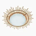 anne light & home AN Ceiling luminaire AURA, Bambusring, white
