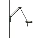 Steinhauer Luz de inundación de techo ZODIAC con brazo articulado, con punto LED, directo / indirecto, con regulador táctil IP20