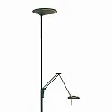 Steinhauer Luz de inundación de techo ZODIAC con brazo articulado, con punto LED, directo / indirecto, con regulador táctil IP20