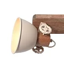 Mexlite Luminaria de techo GEARWOOD E27 IP20, regulable