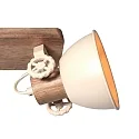 Mexlite Luminaria de techo GEARWOOD E27 IP20, regulable