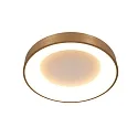 Luminaria de techo RINGLEDE - Ø 38CM redondo, medio, directo / indirecto IP20, dorado regulable