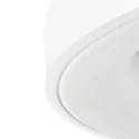 Steinhauer Luminaria de techo RINGLEDE - Ø 38CM redondo, medio, directo / indirecto IP20, blanco mate regulable