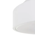 Steinhauer Luminaria de techo RINGLEDE - Ø 38CM redondo, medio, directo / indirecto IP20, blanco mate regulable
