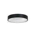 ceiling luminaire RINGLEDE - Ø 38CM round, medium, direct / indirect IP20, black matt dimmable