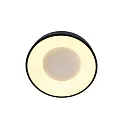 Steinhauer ceiling luminaire RINGLEDE - Ø 38CM round, medium, direct / indirect IP20, black matt dimmable