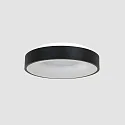 Steinhauer ceiling luminaire RINGLEDE - Ø 38CM round, medium, direct / indirect IP20, black matt dimmable