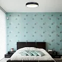 Steinhauer ceiling luminaire RINGLEDE - Ø 38CM round, medium, direct / indirect IP20, black matt dimmable