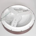 Steinhauer Luminaria de techo RINGLEDE LED redondo LED IP20, color bronce, blanco regulable
