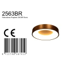 Steinhauer Luminaria de techo RINGLEDE LED redondo LED IP20, color bronce, blanco regulable