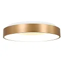 Steinhauer ceiling luminaire RINGLEDE - Ø 48CM large, round, direct / indirect IP20, gold dimmable