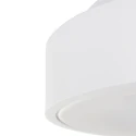 Luminaria de techo RINGLEDE - Ø 48CM grande, redondo, directo / indirecto IP20, negro mate regulable