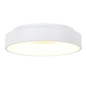 Luminaria de techo RINGLEDE - Ø 48CM grande, redondo, directo / indirecto IP20, negro mate regulable