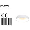 Luminaria de techo RINGLEDE - Ø 48CM grande, redondo, directo / indirecto IP20, negro mate regulable