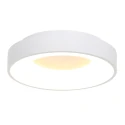 Luminaria de techo RINGLEDE - Ø 48CM grande, redondo, directo / indirecto IP20, negro mate regulable