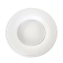 Luminaria de techo RINGLEDE - Ø 48CM grande, redondo, directo / indirecto IP20, negro mate regulable