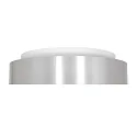 Steinhauer Luminaria de techo RINGLEDE - Ø 48CM grande, redondo, directo / indirecto IP20, plata cepillado regulable