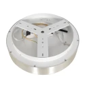 Steinhauer ceiling luminaire RINGLEDE - Ø 48CM large, round, direct / indirect IP20, silver brushed dimmable