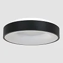 Luminaria de techo RINGLEDE - Ø 48CM grande, redondo, directo / indirecto IP20, negro mate regulable