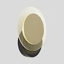 Luminaria de pared y techo LIDO redondo, ajustable, indirecta, perforado IP20, negro mate regulable