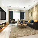 Luminaria de pared y techo LIDO redondo, ajustable, indirecta, perforado IP20, negro mate regulable