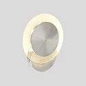 Steinhauer wall and ceiling luminaire LIDO round, adjustable, indirect, perforated IP20, steel brushed dimmable