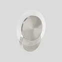 Steinhauer wall and ceiling luminaire LIDO round, adjustable, indirect, perforated IP20, steel brushed dimmable