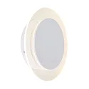 Steinhauer Luminaria de pared y techo LIDO redondo, ajustable, indirecta, perforado IP20, blanco mate regulable