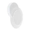 Steinhauer Luminaria de pared y techo LIDO redondo, ajustable, indirecta, perforado IP20, blanco mate regulable