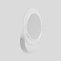 Steinhauer Luminaria de pared y techo LIDO redondo, ajustable, indirecta, perforado IP20, blanco mate regulable