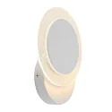 Steinhauer Luminaria de pared y techo LIDO redondo, ajustable, indirecta, perforado IP20, blanco mate regulable