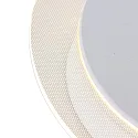 Steinhauer Luminaria de pared y techo LIDO redondo, ajustable, indirecta, perforado IP20, blanco mate regulable