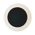 Steinhauer wall and ceiling luminaire LIDO round, adjustable, indirect, perforated IP20, black matt dimmable