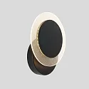 Steinhauer wall and ceiling luminaire LIDO round, adjustable, indirect, perforated IP20, black matt dimmable