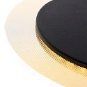 Steinhauer wall and ceiling luminaire LIDO round, adjustable, indirect, perforated IP20, black matt dimmable