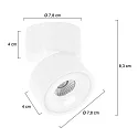 Mexlite Luminaria de techo FEZ IP20, regulable