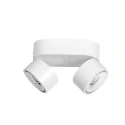 Mexlite ceiling luminaire FEZ 2 flames IP20, white dimmable