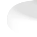 Steinhauer Luminaria colgante KRISIP abajo, de 1 llama, plano E27 IP20, blanco mate regulable