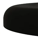 Steinhauer pendant luminaire KRISIP down, 1 flame, flat E27 IP20, black matt dimmable