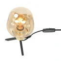 Steinhauer table lamp REFLEXION 1 flame E27 IP20, brass dimmable