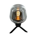 Steinhauer table lamp REFLEXION - Ø 14CM 1 flame, with switch, with plug E27 IP20, black matt 