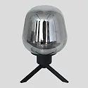 Steinhauer table lamp REFLEXION - Ø 14CM 1 flame, with switch, with plug E27 IP20, black matt 